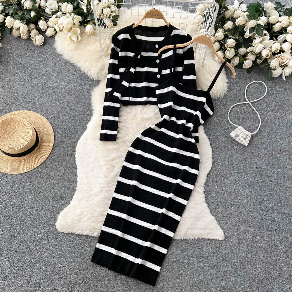 韓国の甘いヒットカラーパッチワークストライプスパゲッティスト - Street Fashion Korean のレビューと価格