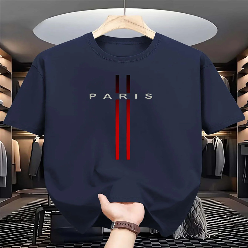 メンズ 100% ピュアコットン 夏 カジュアル ルーズ フ - Street Fashion Paris のレビューと価格