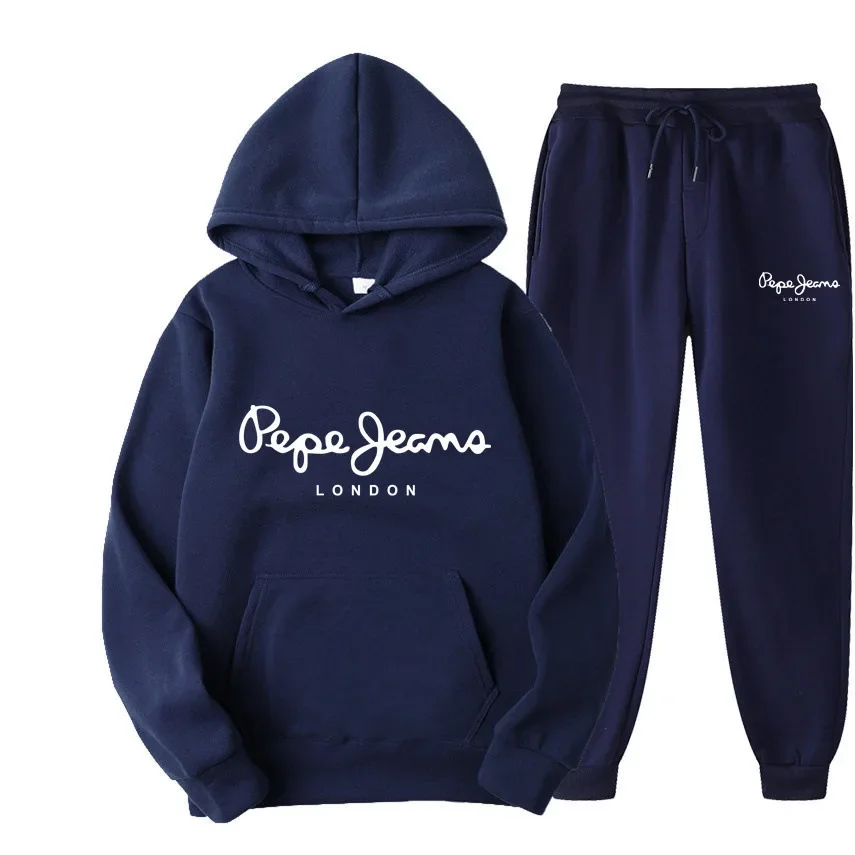 男女兼用プリント入りフーディートラックスーツ上下セット ヒッ - Street Fashion Hip Hop のレビューと価格