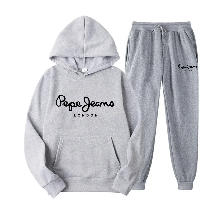 男女兼用プリント入りフーディートラックスーツ上下セット ヒッ - Street Fashion Hip Hop のレビューと価格
