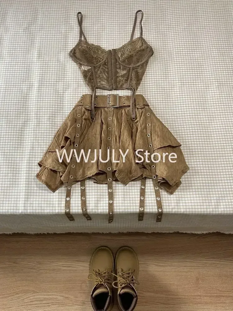 原宿ヴィンテージファッション 3 点セット女性ショートカーデ - Street Fashion Korean のレビューと価格