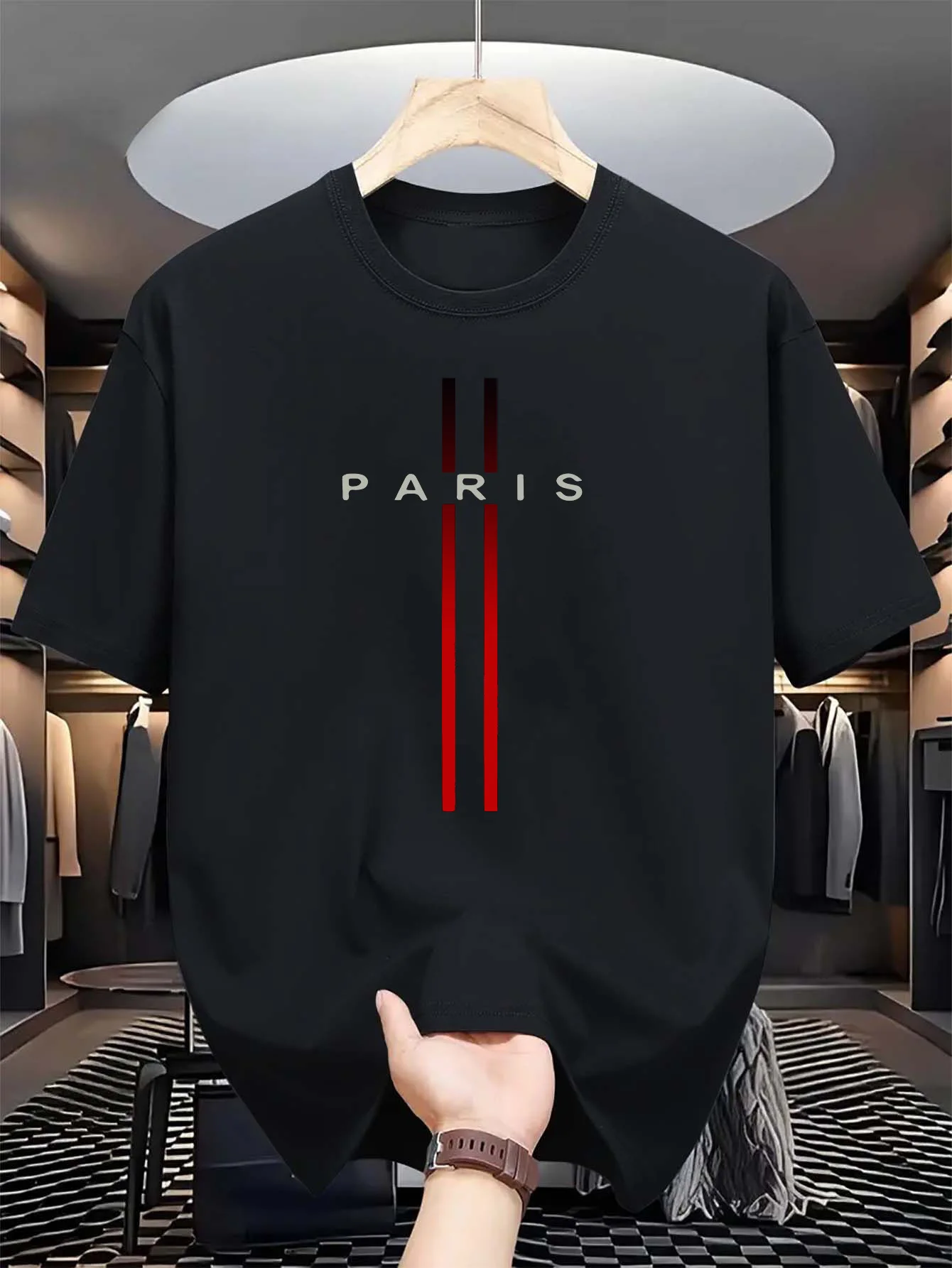 メンズ 100% 純綿 夏 カジュアル ルーズ ファッション - Street Fashion Paris のレビューと価格