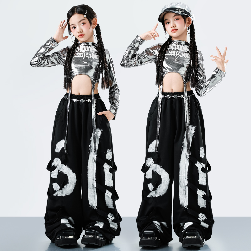 韓国 Y2K キッズストリートウェアスタイルヒップホップダン - Street Fashion Hip Hop のレビューと価格