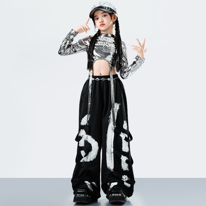 韓国 Y2K キッズストリートウェアスタイルヒップホップダン - Street Fashion Hip Hop のレビューと価格