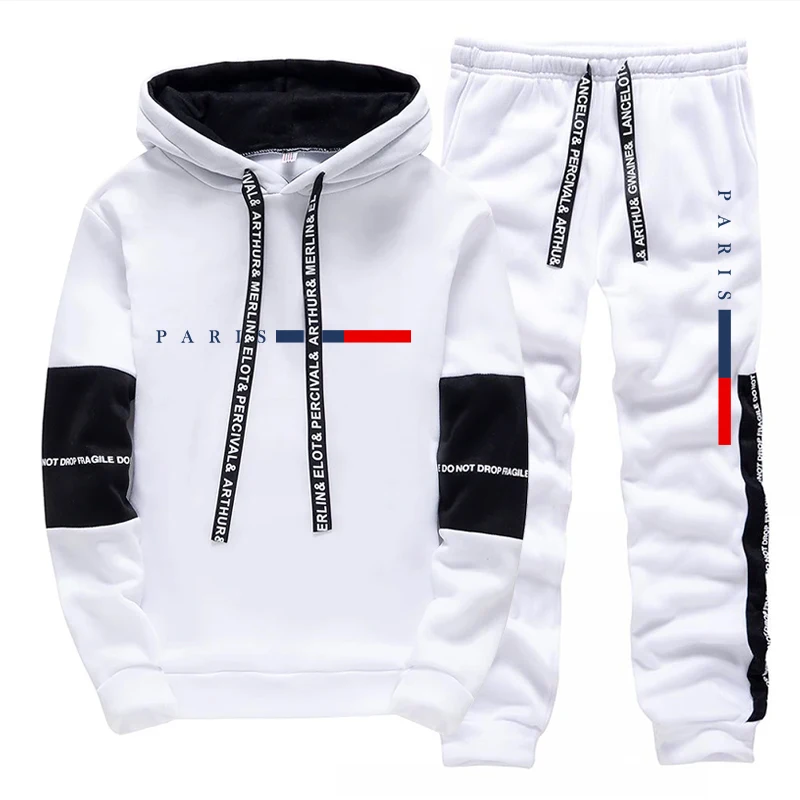 メンズセット/パーカー/パンツ パリファッション 秋冬 カジ - Street Fashion Paris のレビューと価格