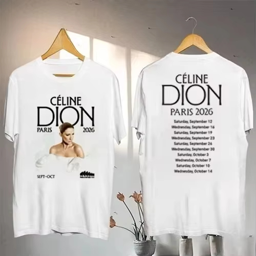 セリーヌ・ディオン パリ2026 ファンツアー ギフトTシャ - Street Fashion Paris のレビューと価格