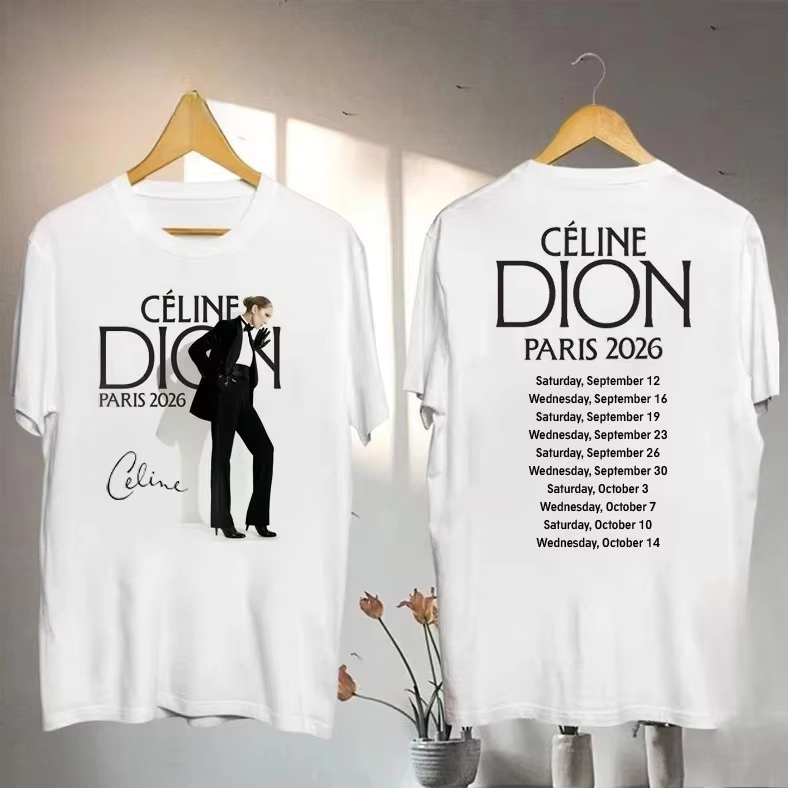 セリーヌ・ディオン パリ2026 ファンツアー ギフトTシャ - Street Fashion Paris のレビューと価格