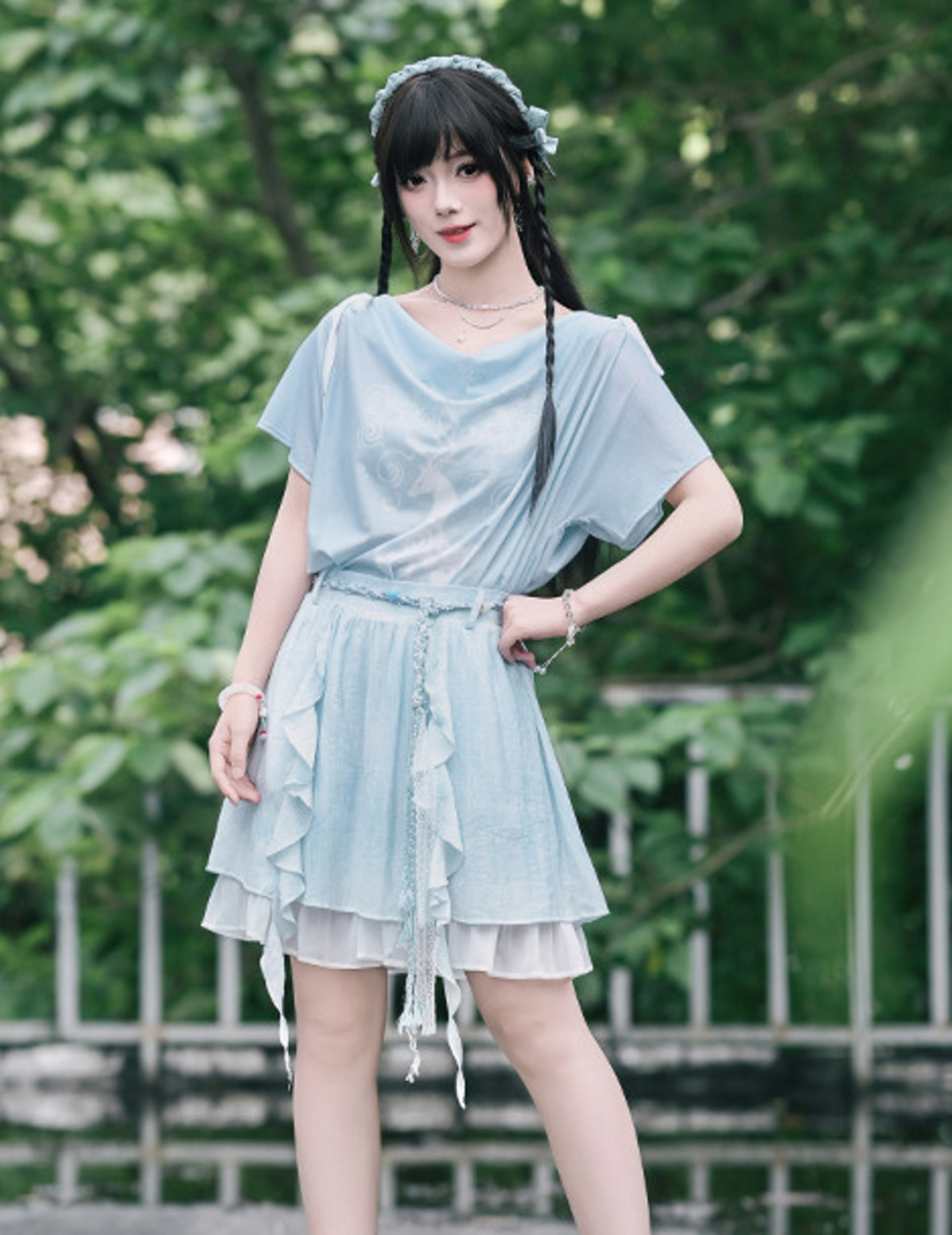 新しい中国風ドレープネックラインメッシュTシャツトップス女性 - Mesh Top Layering のレビューと価格